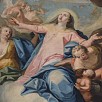 Foto: Particolare del Dipinto dell' Adorazione della Vergine - Chiesa di San Filippo e Giacomo  (Campitello di Fassa) - 18